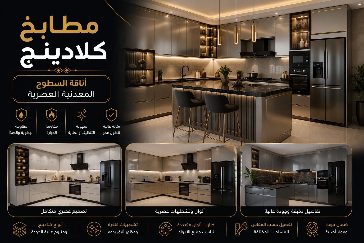 مطابخ كلادينج